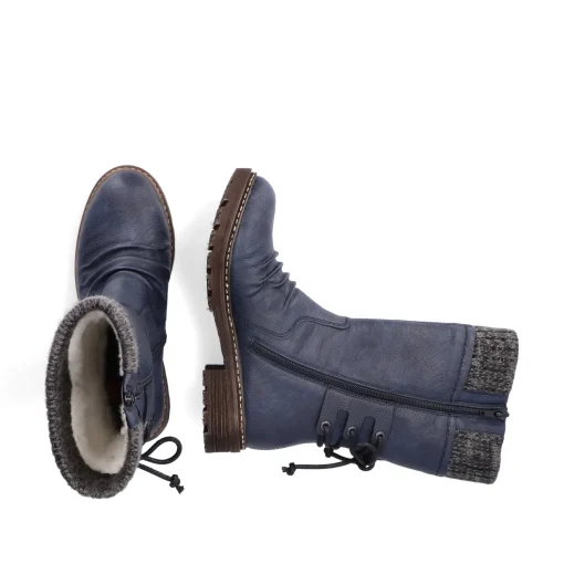 Rieker Damen Kurzstiefel schieferblau