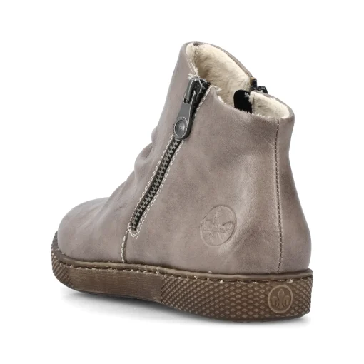 Rieker Damen Kurzstiefel braungrau