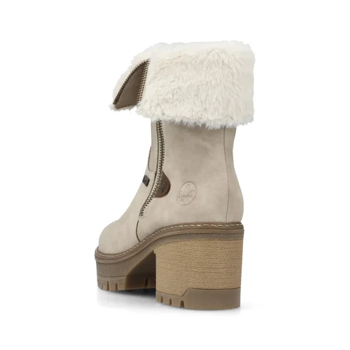 Rieker Damen Kurzstiefel graubeige