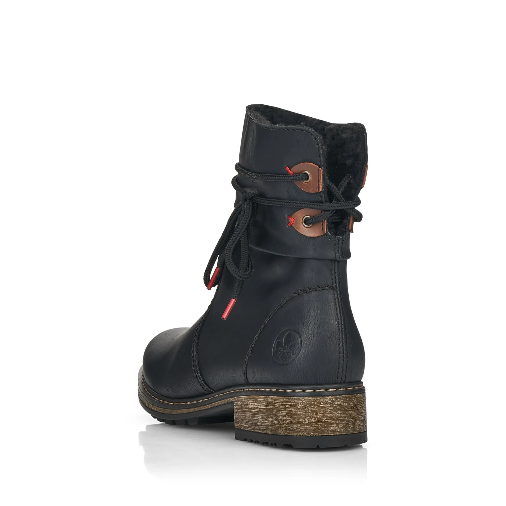 Rieker Damen Kurzstiefel mattschwarz