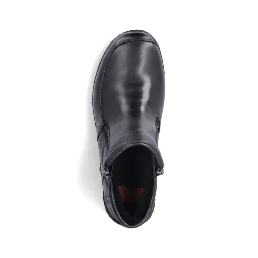Rieker Damen Kurzstiefel glanzschwarz