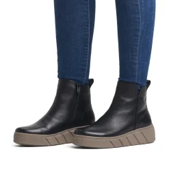 Rieker Damen Kurzstiefel deep black