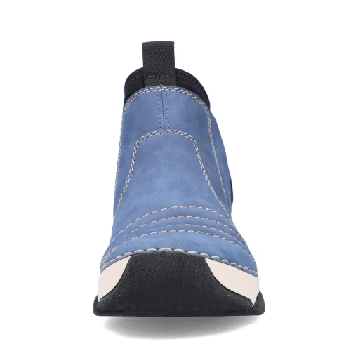 Rieker Damen Kurzstiefel blaugrau