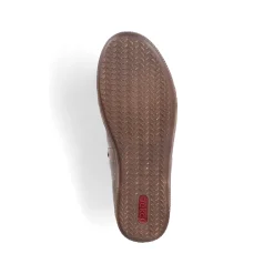 Rieker Damen Kurzstiefel braungrau