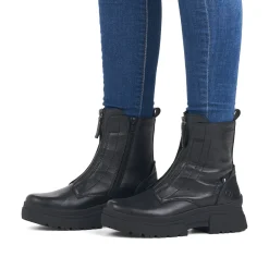 Rieker Damen Kurzstiefel midnight black