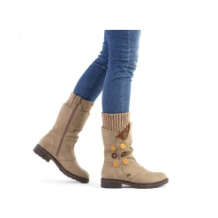 Rieker Damen Kurzstiefel sandbeige