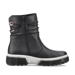 Rieker Damen Kurzstiefel tiefschwarz