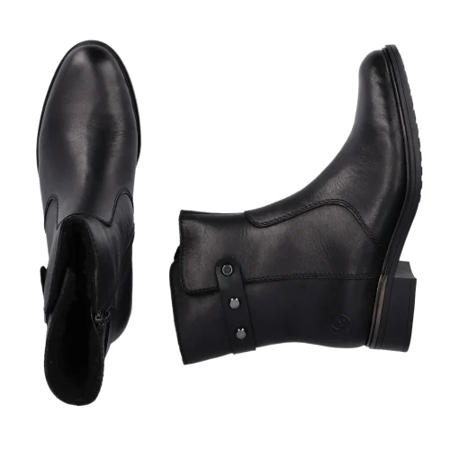 Rieker Damen Kurzstiefel nachtschwarz