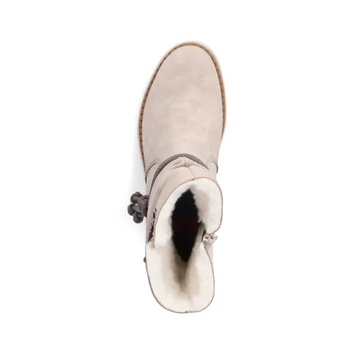Rieker Damen Kurzstiefel hellbeige