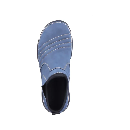 Rieker Damen Kurzstiefel blaugrau