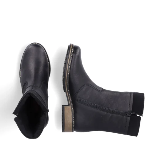 Rieker Damen Kurzstiefel tiefschwarz