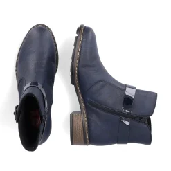 Rieker Damen Kurzstiefel azurblau