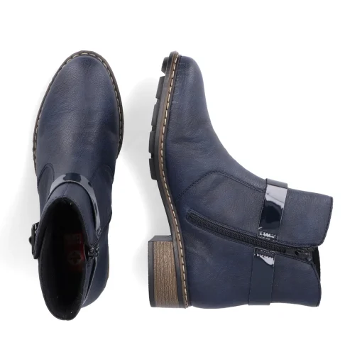 Rieker Damen Kurzstiefel azurblau
