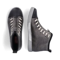 Rieker Damen Kurzstiefel graphitgrau