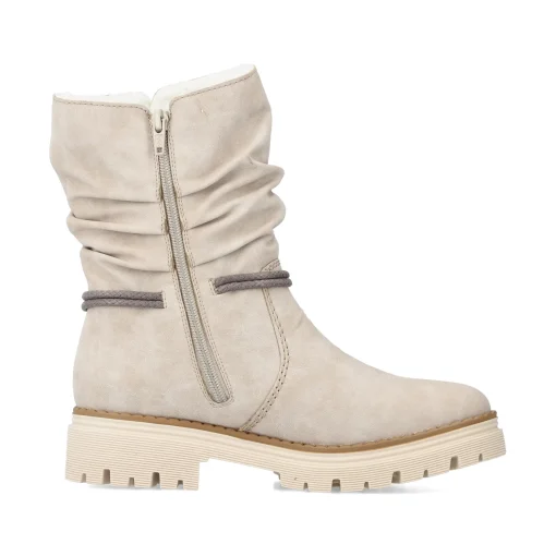 Rieker Damen Kurzstiefel hellbeige