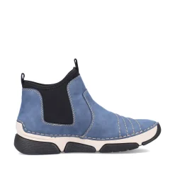 Rieker Damen Kurzstiefel blaugrau