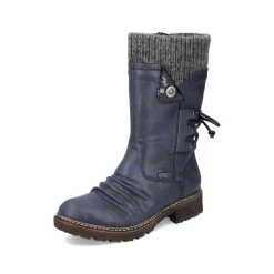 Rieker Damen Kurzstiefel schieferblau