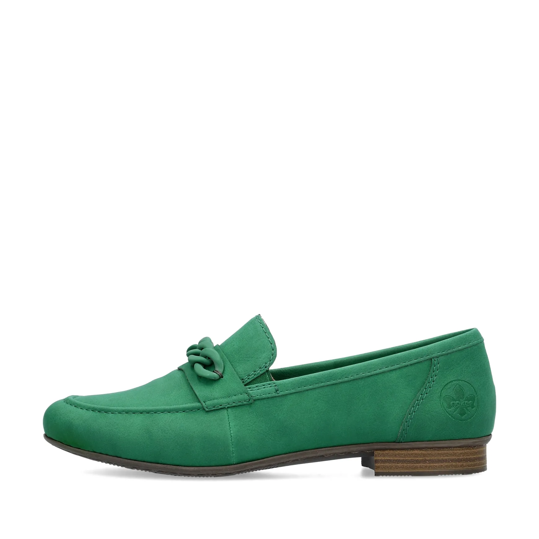 Rieker Damen Loafer grasgrün
