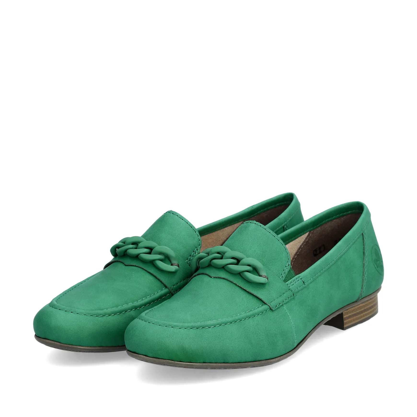 Rieker Damen Loafer grasgrün