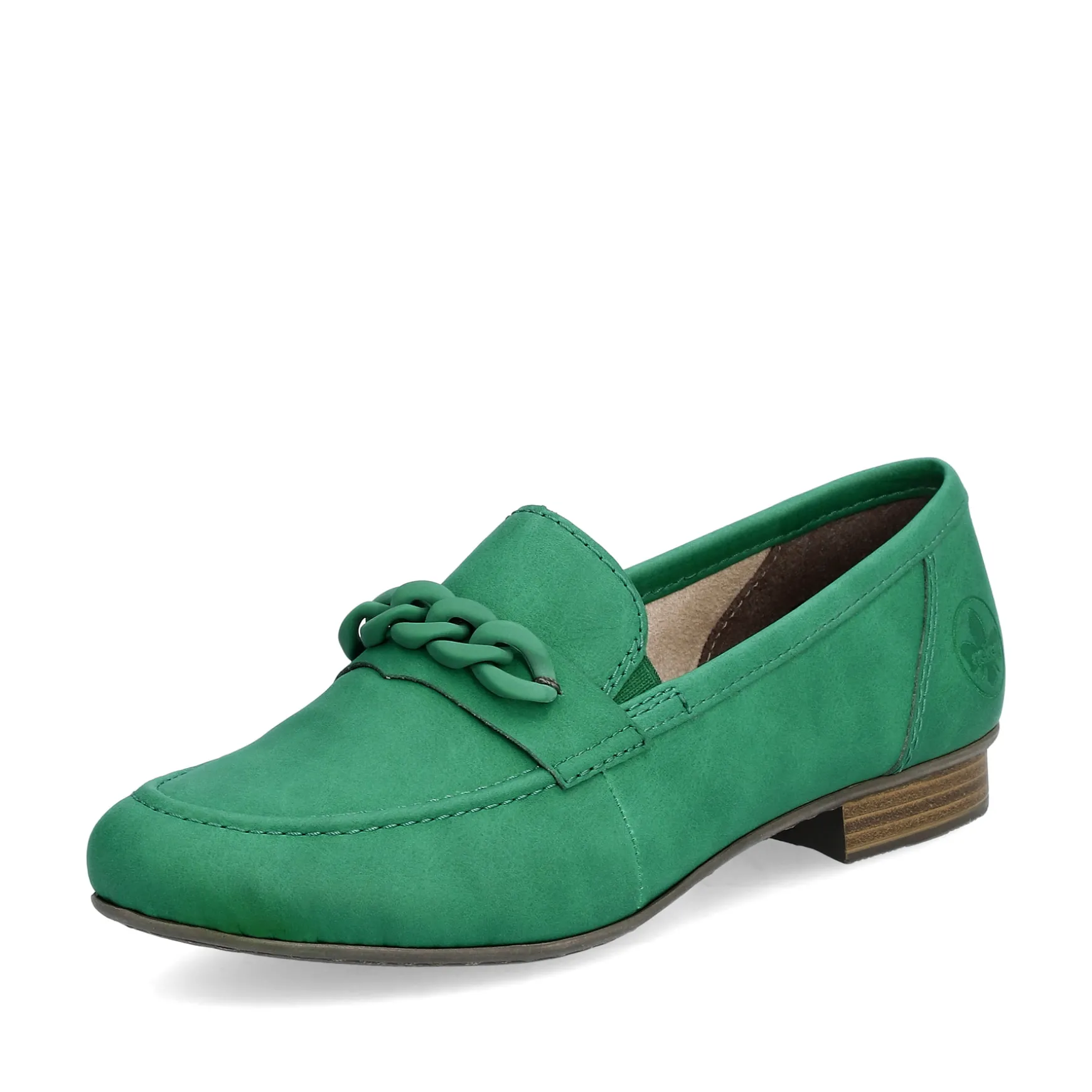 Rieker Damen Loafer grasgrün