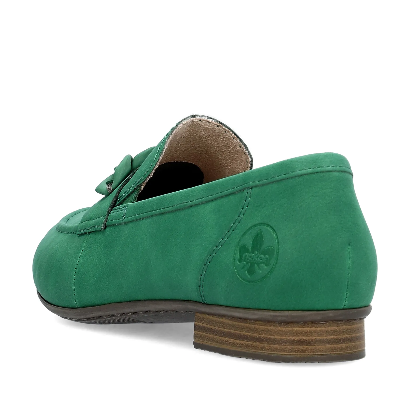 Rieker Damen Loafer grasgrün
