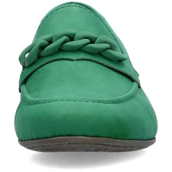 Rieker Damen Loafer grasgrün