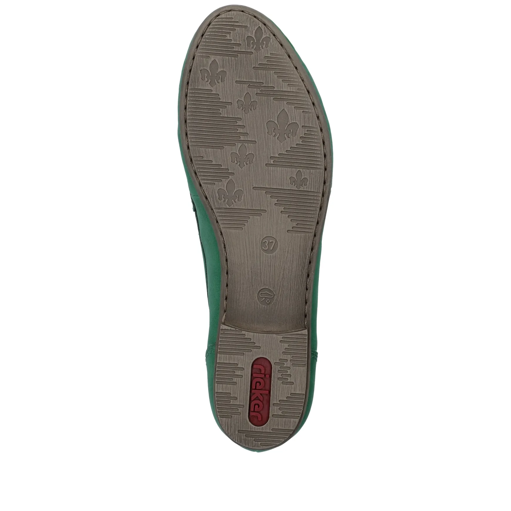 Rieker Damen Loafer grasgrün