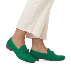 Rieker Damen Loafer grasgrün