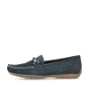 Rieker Damen Loafer schieferblau