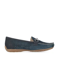 Rieker Damen Loafer schieferblau