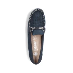 Rieker Damen Loafer schieferblau