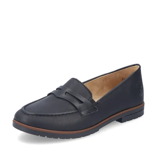 Rieker Damen Loafer tiefschwarz