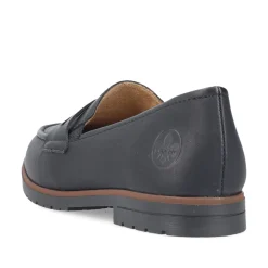 Rieker Damen Loafer tiefschwarz