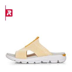 Rieker Damen Pantoletten pastel yellow