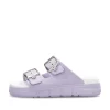 Rieker Damen Pantoletten fliederfaben