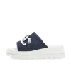 Rieker Damen Pantoletten denim