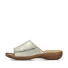 Rieker Damen Pantoletten hellbeige