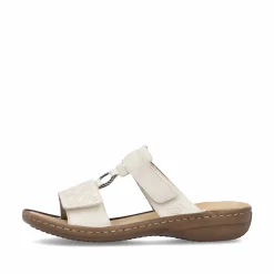 Rieker Damen Pantoletten lehmbeige