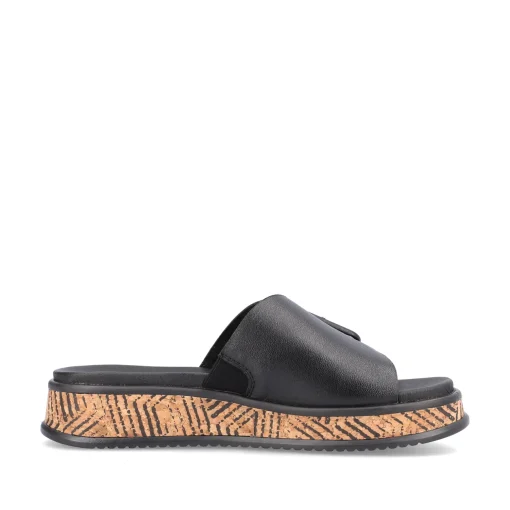 Rieker Damen Pantoletten night black