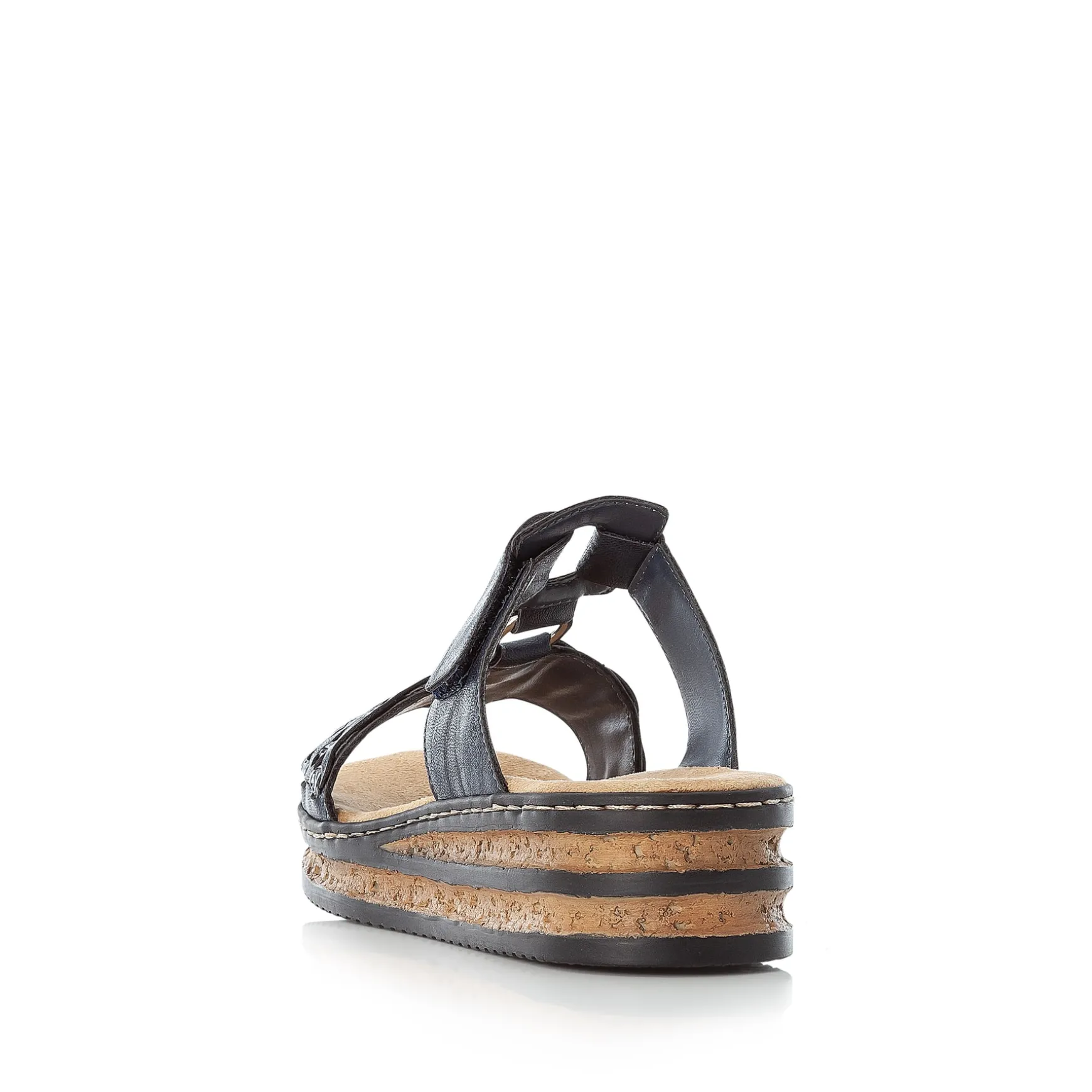 Rieker Damen Pantoletten dunkelblau