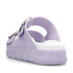 Rieker Damen Pantoletten fliederfaben