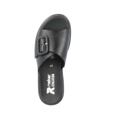 Rieker Damen Pantoletten night black