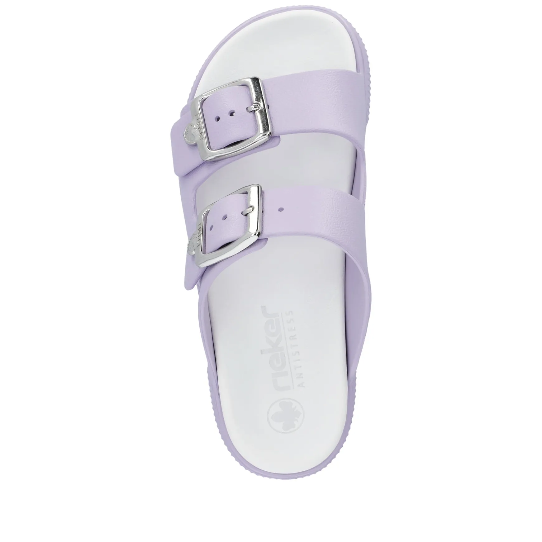 Rieker Damen Pantoletten fliederfaben