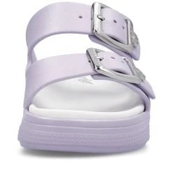 Rieker Damen Pantoletten fliederfaben