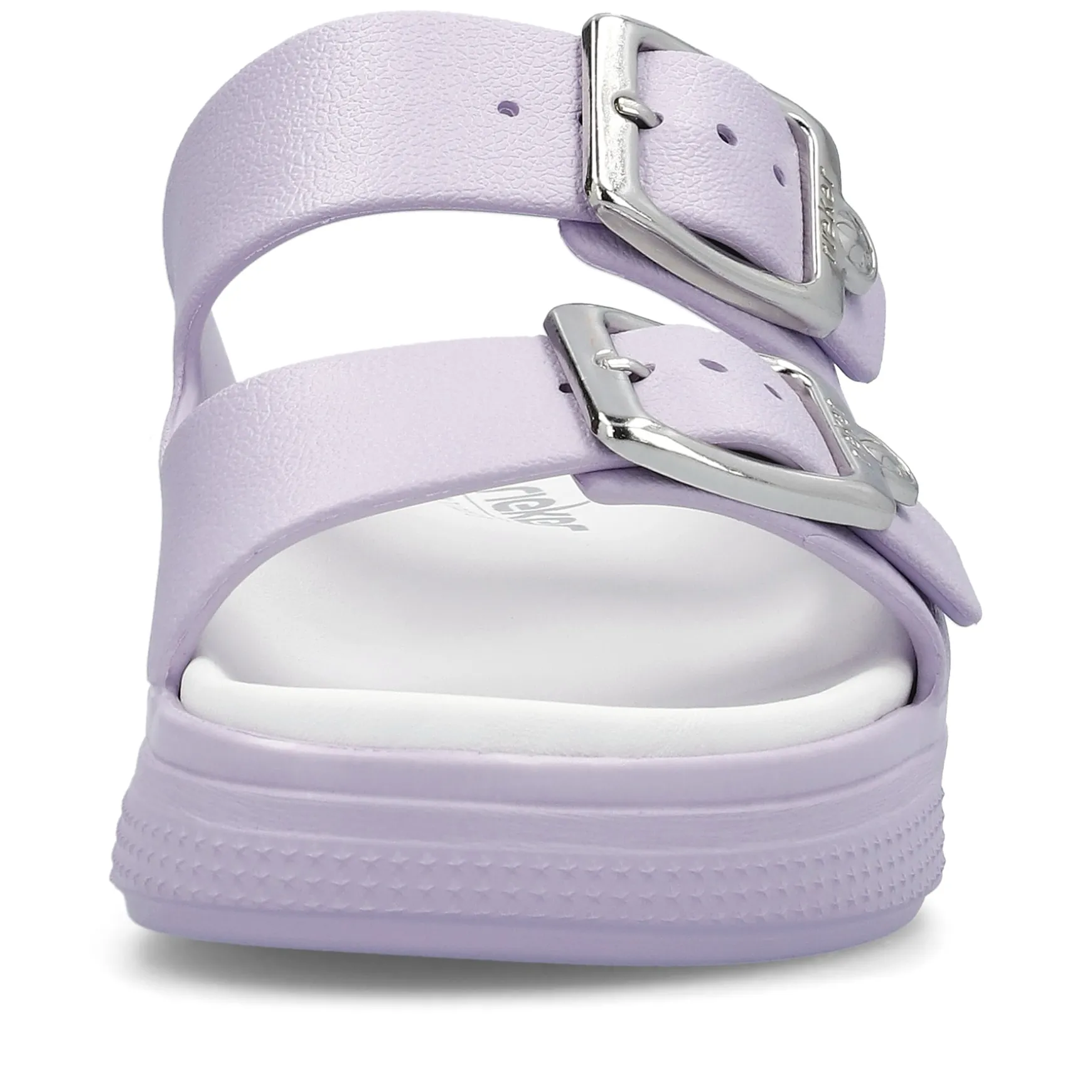 Rieker Damen Pantoletten fliederfaben