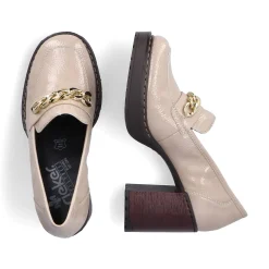 Rieker Damen Pumps cremebeige-schwarz