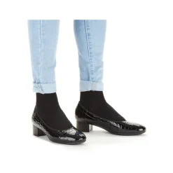 Rieker Damen Pumps glanzschwarz