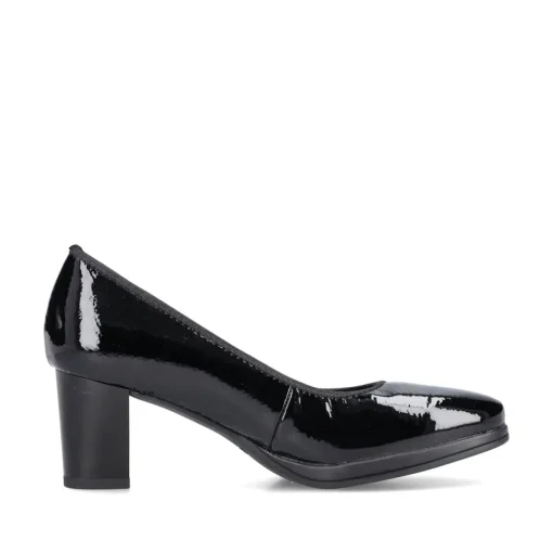 Rieker Damen Pumps glanzschwarz