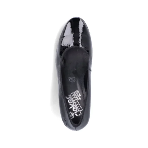 Rieker Damen Pumps glanzschwarz
