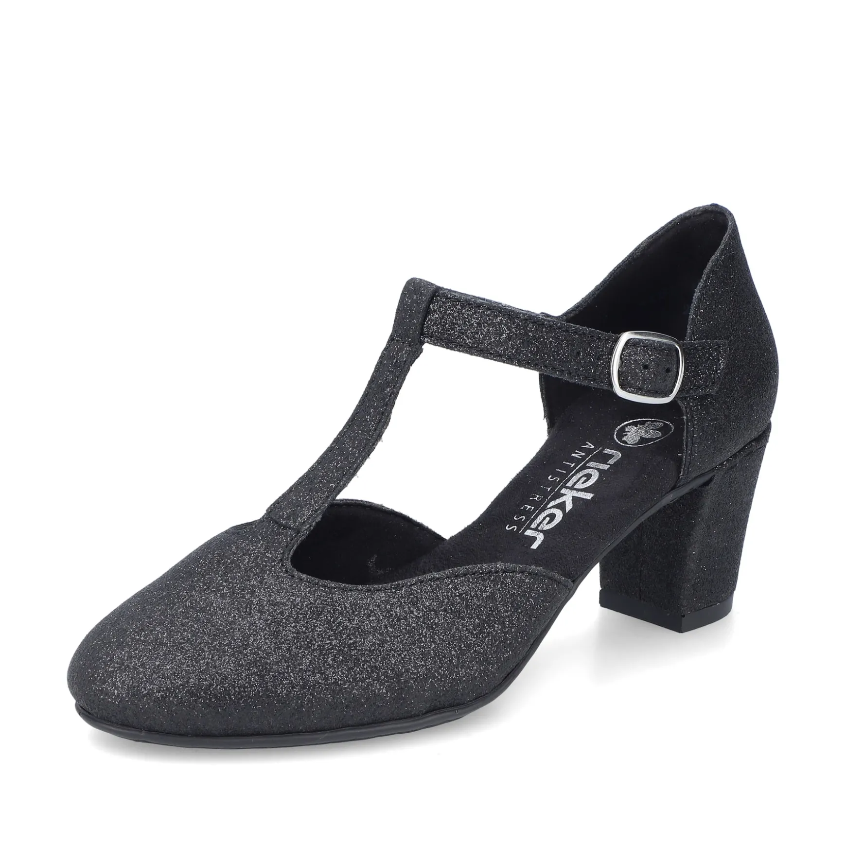 Rieker Damen Pumps nachtschwarz